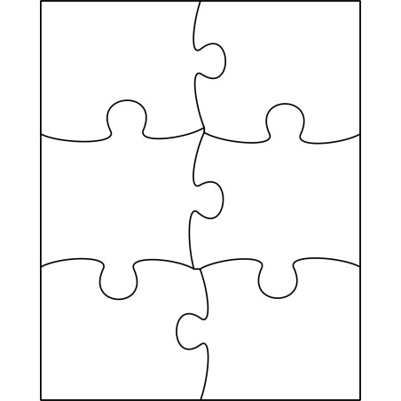 Puzzle mit 6 Teile