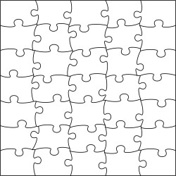 Puzzle mit 35 Teile V1