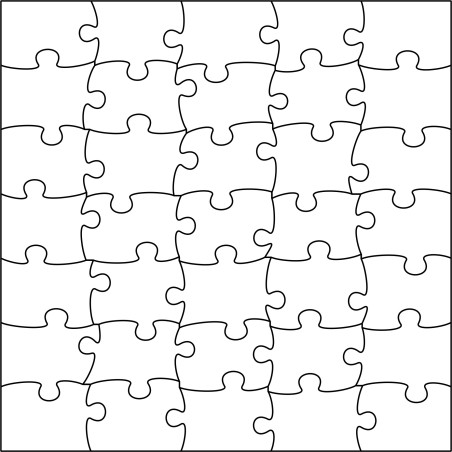 Puzzle mit 35 Teile V1